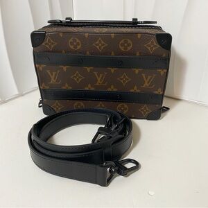 Louis Vuitton Monogram Brown and Black Messenger Bag